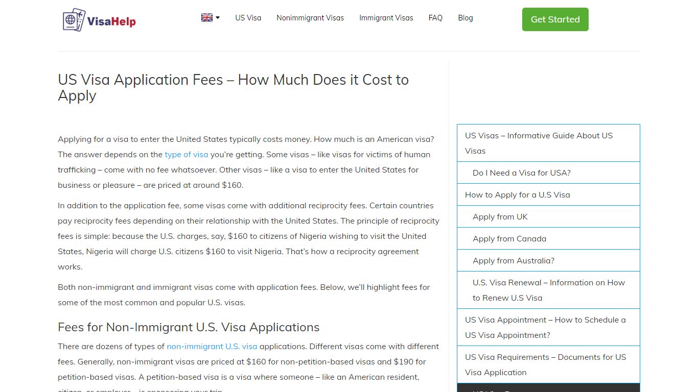 US Visa Application Fees – How Much Does it Cost to Apply